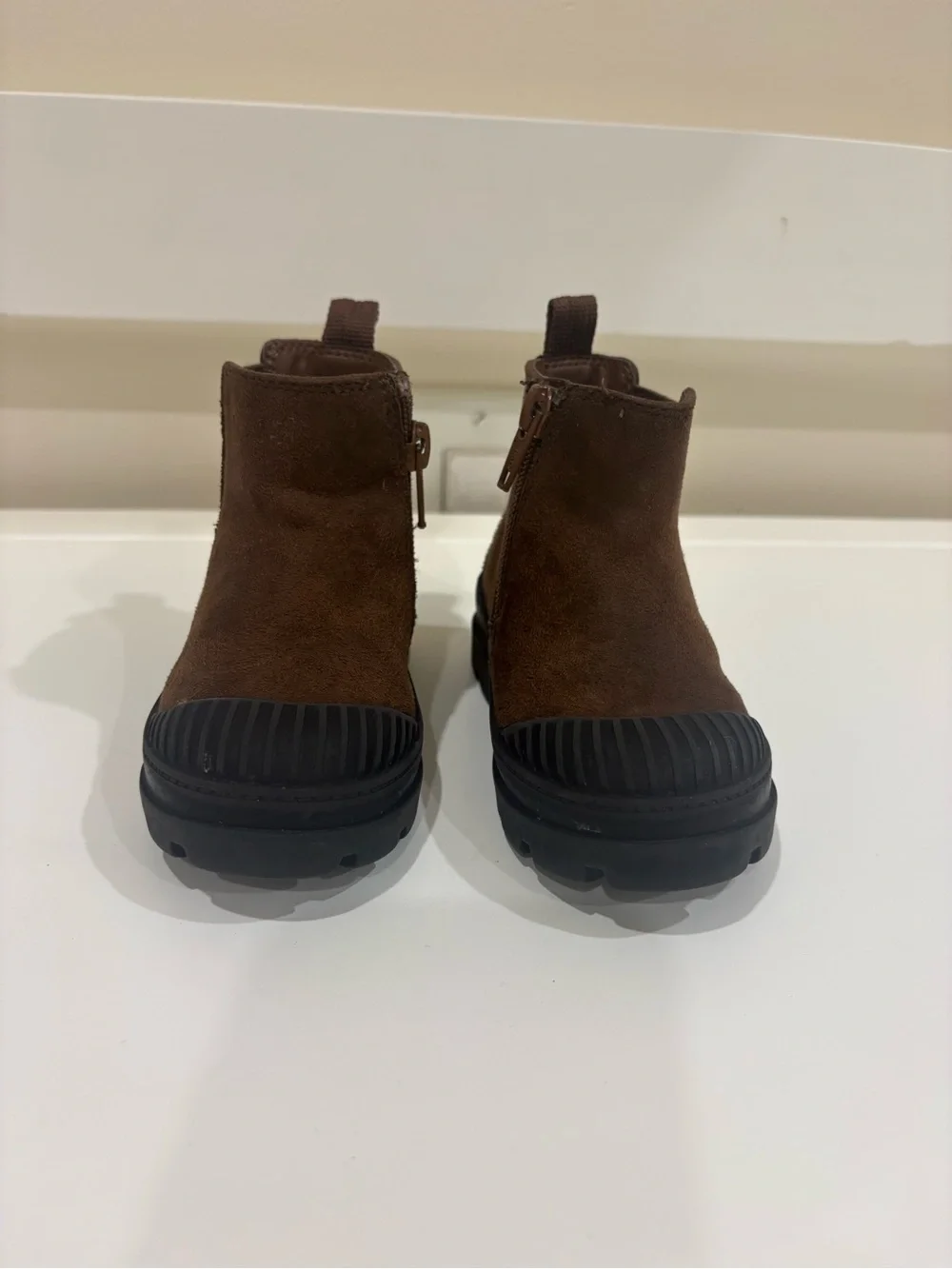 H&M Brown Kids Chelsea Boots with Black Tread